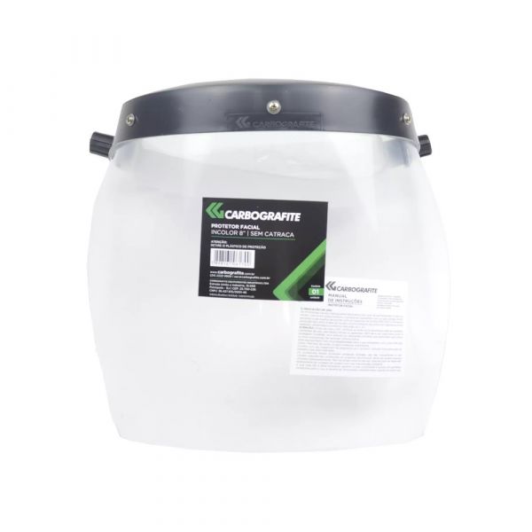 Protetor Facial Sem Catraca Incolor Carbografite