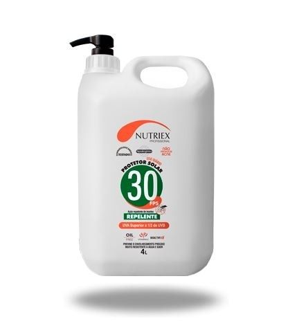 Protetor Solar FPS 30 Com Repelente 4 L Nutriex