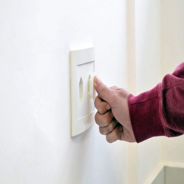 Protetor Tomada Branco Sforplast