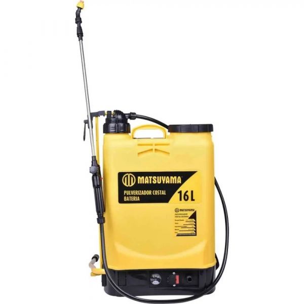 Pulverizador Costal Elétrico A Bateria 16L Matsuyama