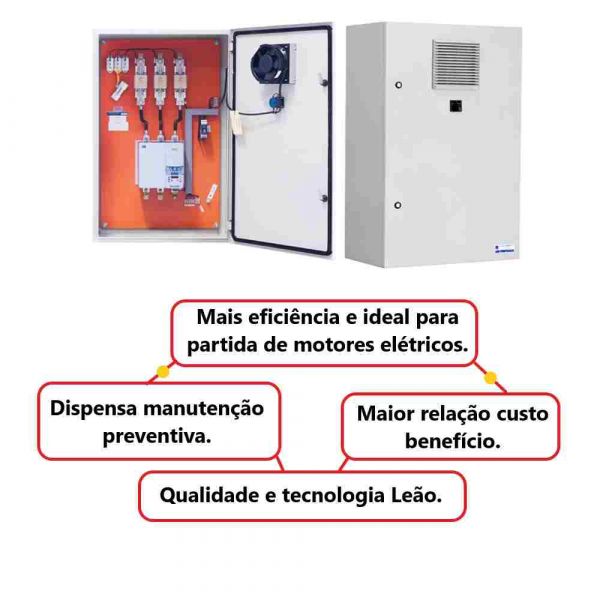 Quadro de Comando 10cv 380V PN SSL/015/38 Trifásico Leão