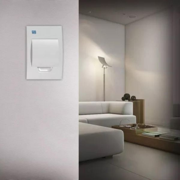 Quadro de Distribuição Para 6 Polos DIN Embutir Branco Weg