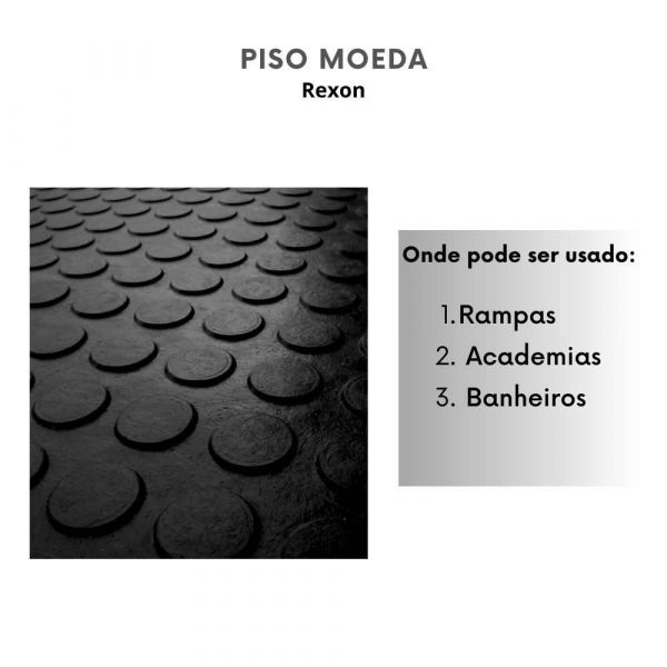 1 Metro de Piso Moeda 1000mm x 3.0mm Rexon