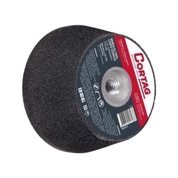 Rebolo Copo Cônico G80 100mm Rosca M14 Cortag