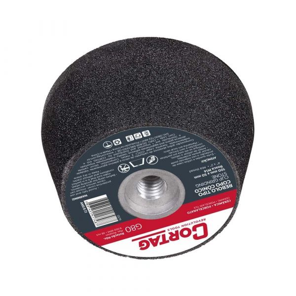Rebolo Copo Cônico G80 100mm Rosca M14 Cortag