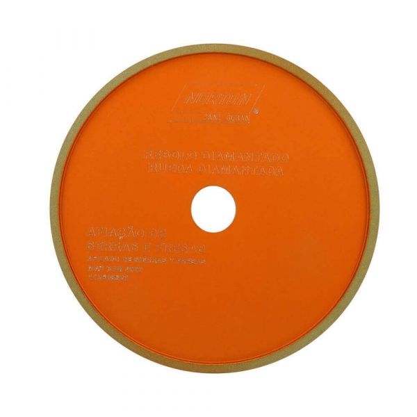 Rebolo Diamantado Para Afiação De Serras 150mm Norton