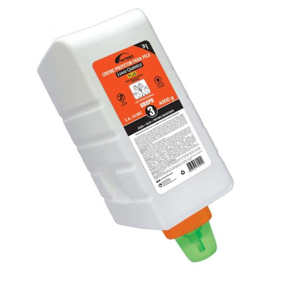 Refil Creme Proteção Luva Química Grupo 3 4Kg Nutriex 