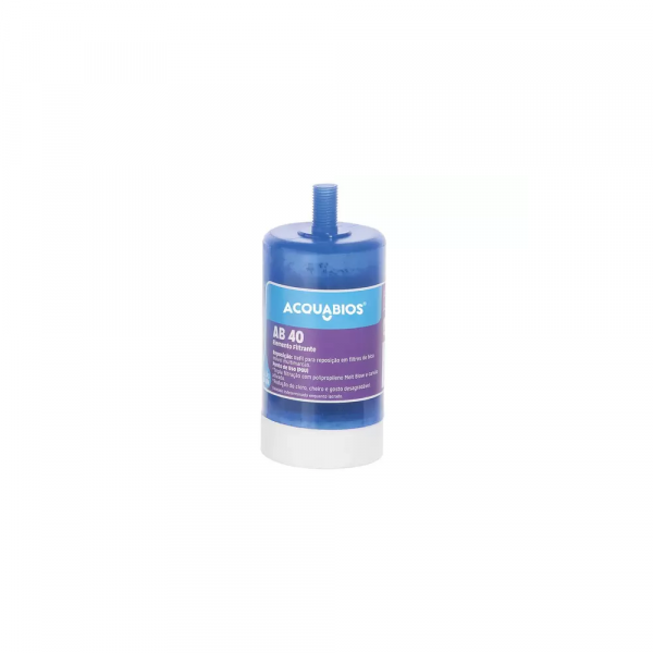 Refil para Filtro Purificador de Água AB 40 Rosca Curta Acquabios