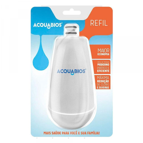 Refil para Torneiras com Filtro Purificador Branca Acquabios