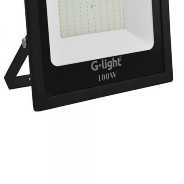 Refletor Led 100W 6500K IP65 Preto Bivolt GLight
