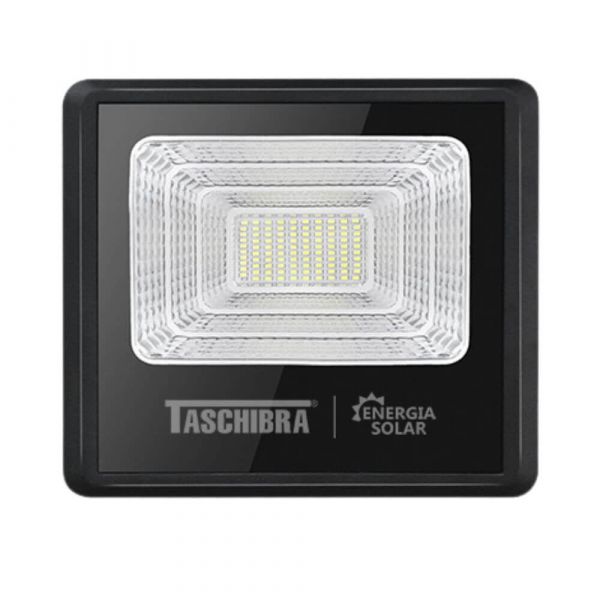 Refletor Led Solar TR SUN 60W 6500K Preto Taschibra