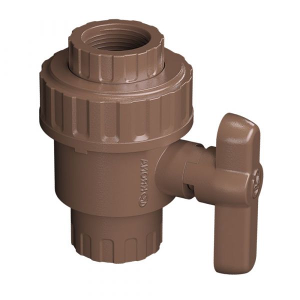 Registro de Esfera 2 Pol. Roscável com União Krona