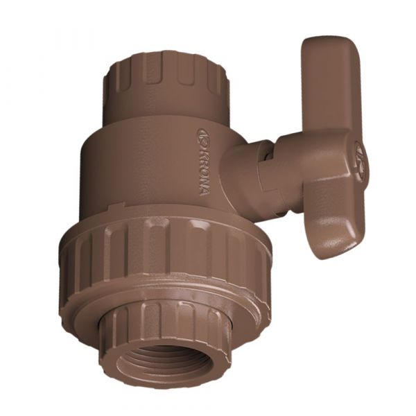 Registro de Esfera 2 Pol. Roscável com União Krona