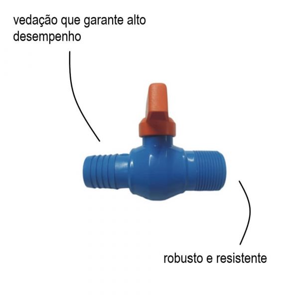 Registro De Esfera Inicio De Linha 25mm X 3/4” Durin