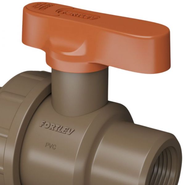 Registro De Esfera Roscável Com União 1.1/4” Fortlev