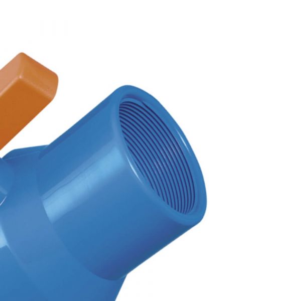 Registro de Esfera Rosca PVC Irrigação Azul 3/4” Durin