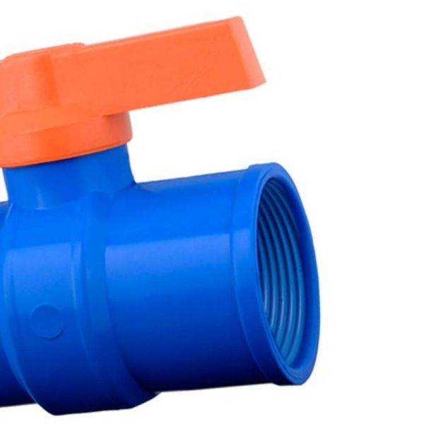 Registro De Esfera Soldável PVC Azul 2.1/2” Durin