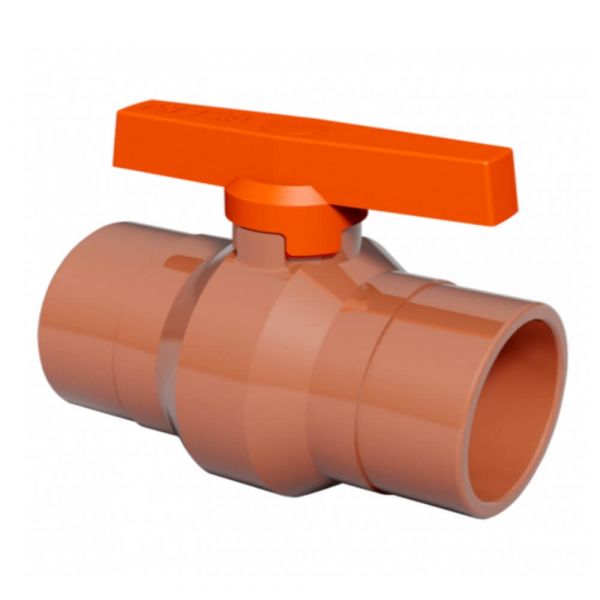 Registro De Esfera Soldável PVC Marrom 20mm Durin