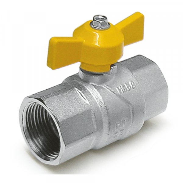 Registro de Esfera para Gás PN 40 Borboleta 1/2” NPT Reta F/F MGA