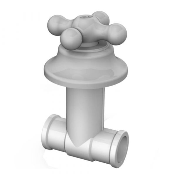 Registro de Pressão Porto Belo Especial Branco 1/2