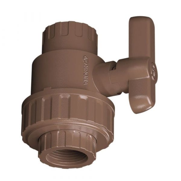 Registro Esfera 1 Pol. Roscável com União Krona