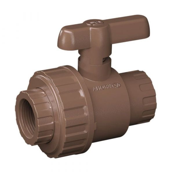 Registro Esfera 1 Pol. Roscável com União Krona