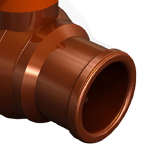 Registro Esférico Soldável Com Alavanca Marron 25mm Durin