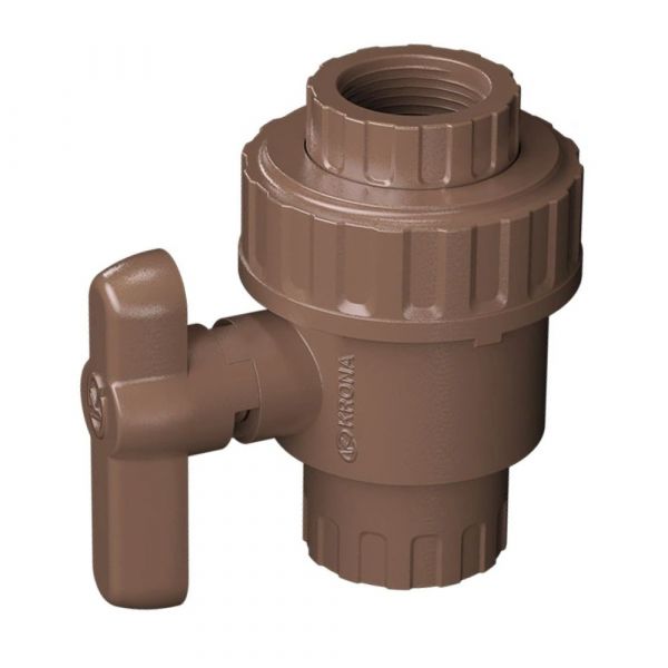 Registro Esfera 1/2 Pol. Roscável com União Krona 