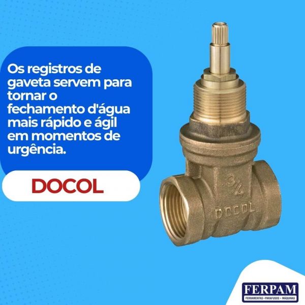 Registro Gaveta Docolbase 3/4