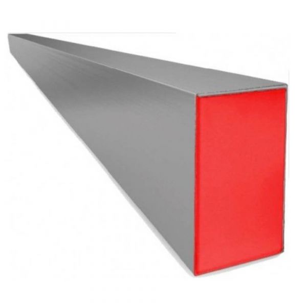 3 Metros de Régua Alumínio Grossa Vermelha Novo Horizonte