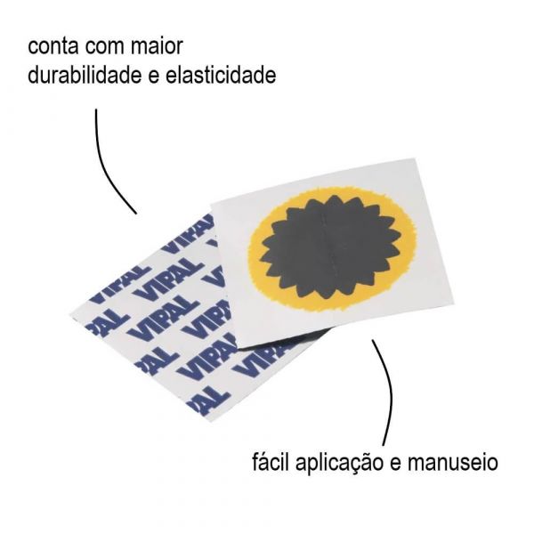 Remendo para Câmara de Ar R 01 4cm Vipal