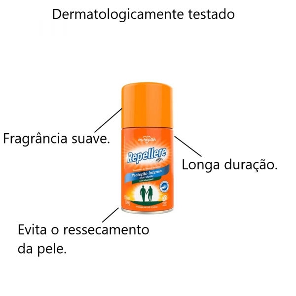 Repelente de Insetos Repellere Aerosol 150ml Mundial Prime
