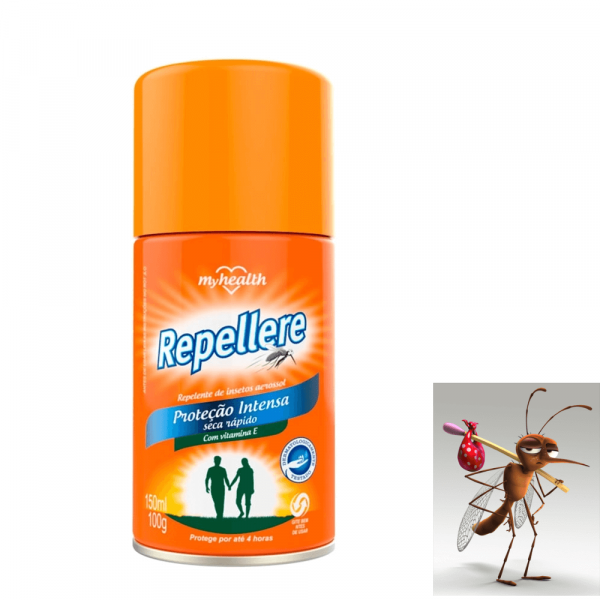 Repelente de Insetos Repellere Aerosol 150ml Mundial Prime