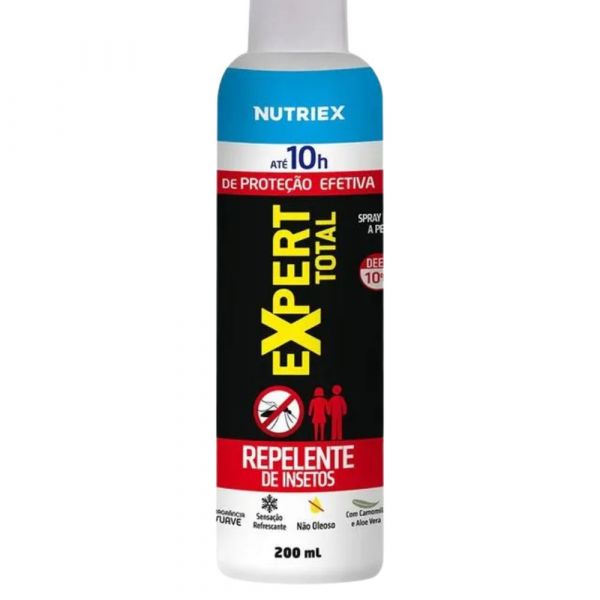 Repelente Spray Expert Contra Insetos 10h 200ml Nutriex 