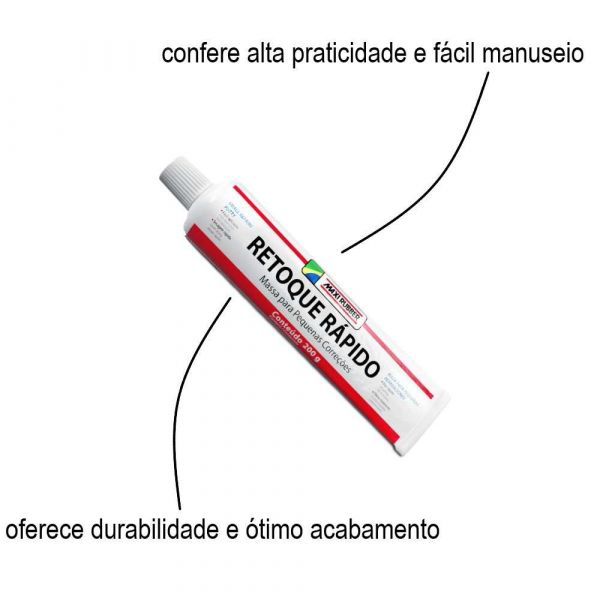Retoque Rápido 200g Maxi Rubber