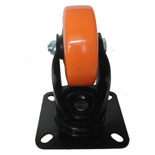 Rodízio Placa Giratória 4” Poliuretano 414 140Kg Colson