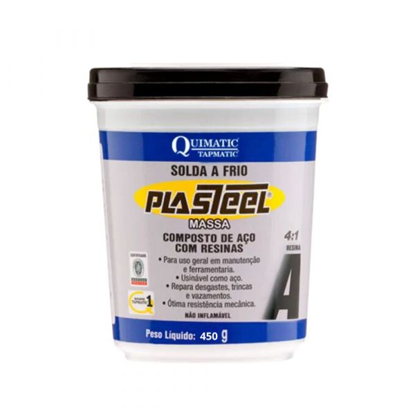 Solda A Frio Plasteel Massa 4;1 450G Quimatic