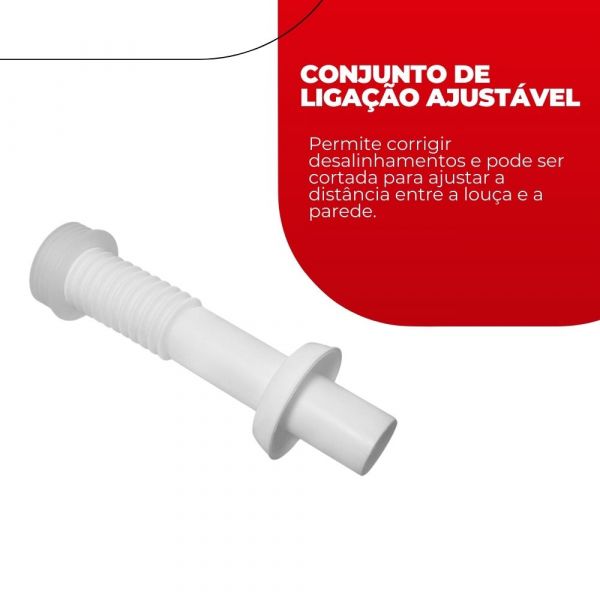 Conjunto de Ligação Ajustável com Bolsa 25cm Cla1 Astra