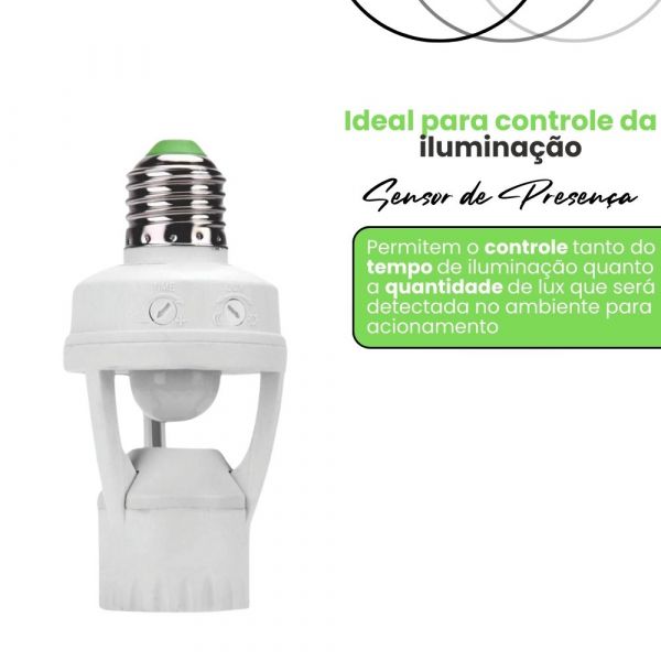Sensor de Presença 360 E-27 6MT G-Light