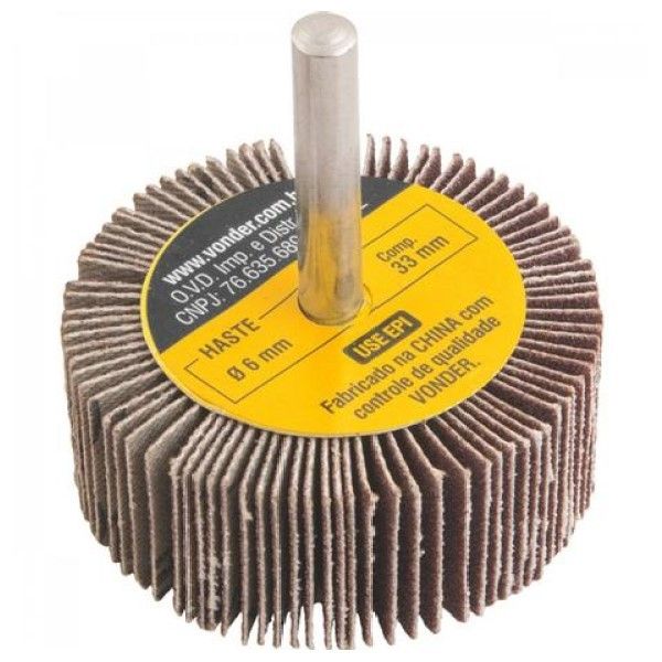 Roda de Lixa 50 mm x 20 mm Com Haste- Vonder