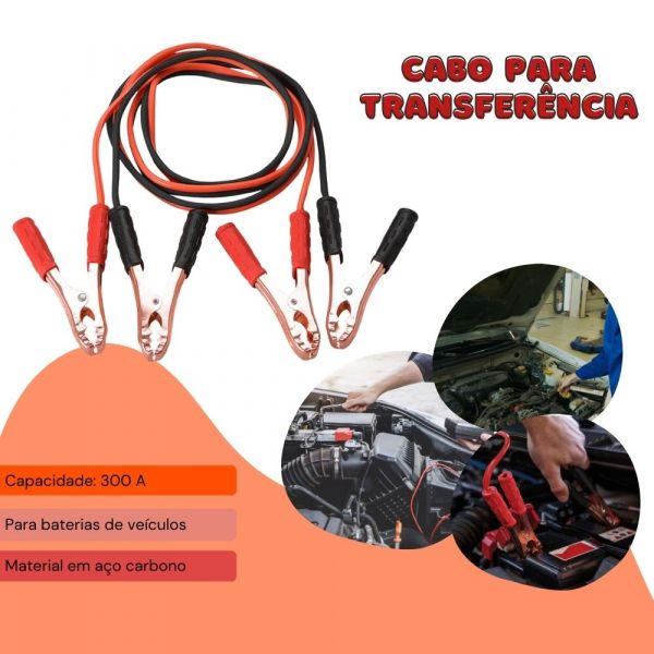 Cabo Para Transferência De Carga 300A Riosul