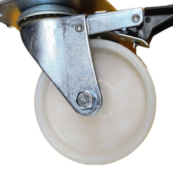 Rodizio 412 Placa Giratória Com Freio 170kg Colson