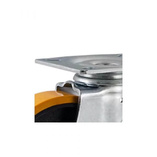 Rodizio Placa Giratória 6” Roda De Ferro 614 300kg Colson