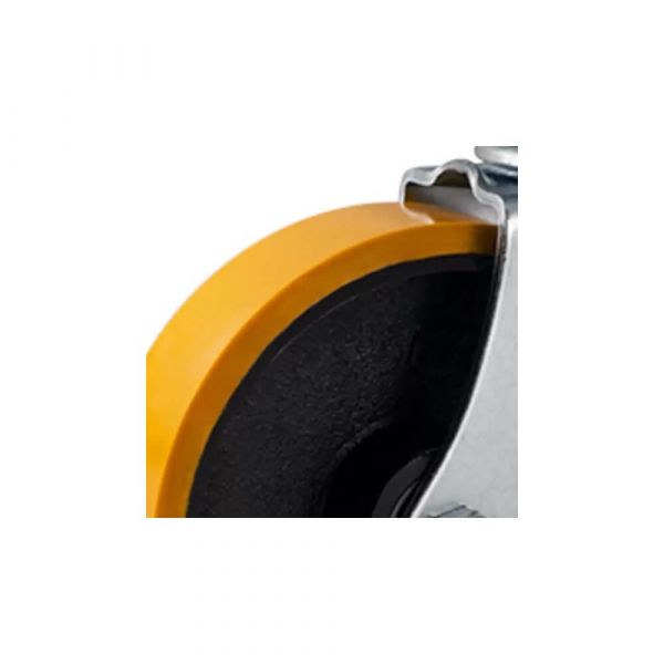 Rodizio Placa Giratória 6” Roda De Ferro 614 300kg Colson