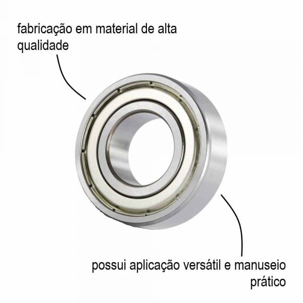 Rolamento 6208-ZZ B-MS Rochfer