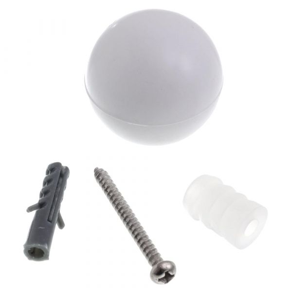 Batedor Porta Bola Branco Bemfixa