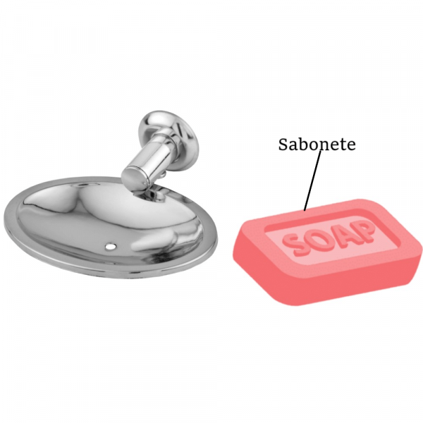 Saboneteira para Parede Turim Alumínio Pevilon 5023