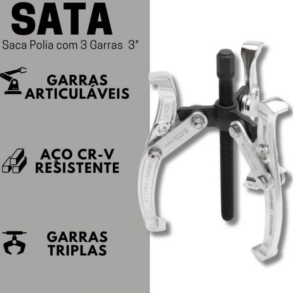 Saca Polia com 3 Garras  3