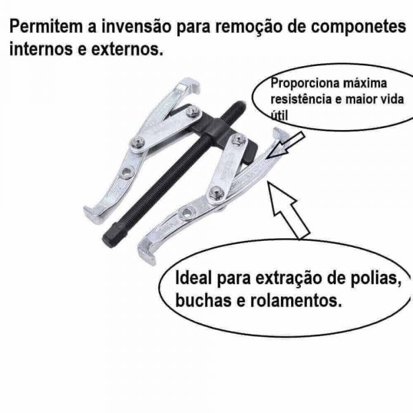 Saca Polia Com Duas Garras 8” Sata