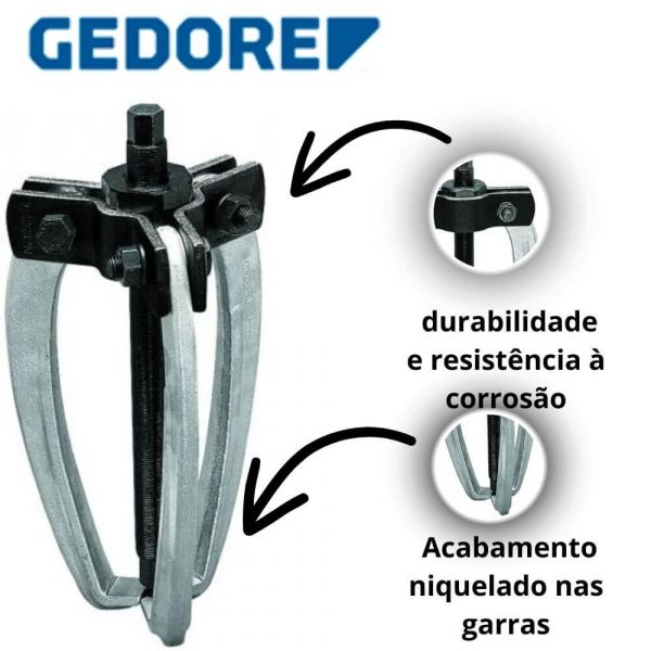 Saca polia com Três Garras Gedore 